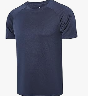 camiseta azul oscura